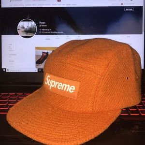 SUPREME Featherweight Wool Cap ORANGE (NEW)